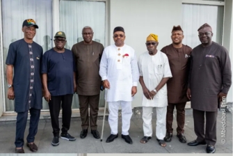 Gov. Udom Emmanuel visits Obasanjo: Says I am ready to rescue, restore Nigeria